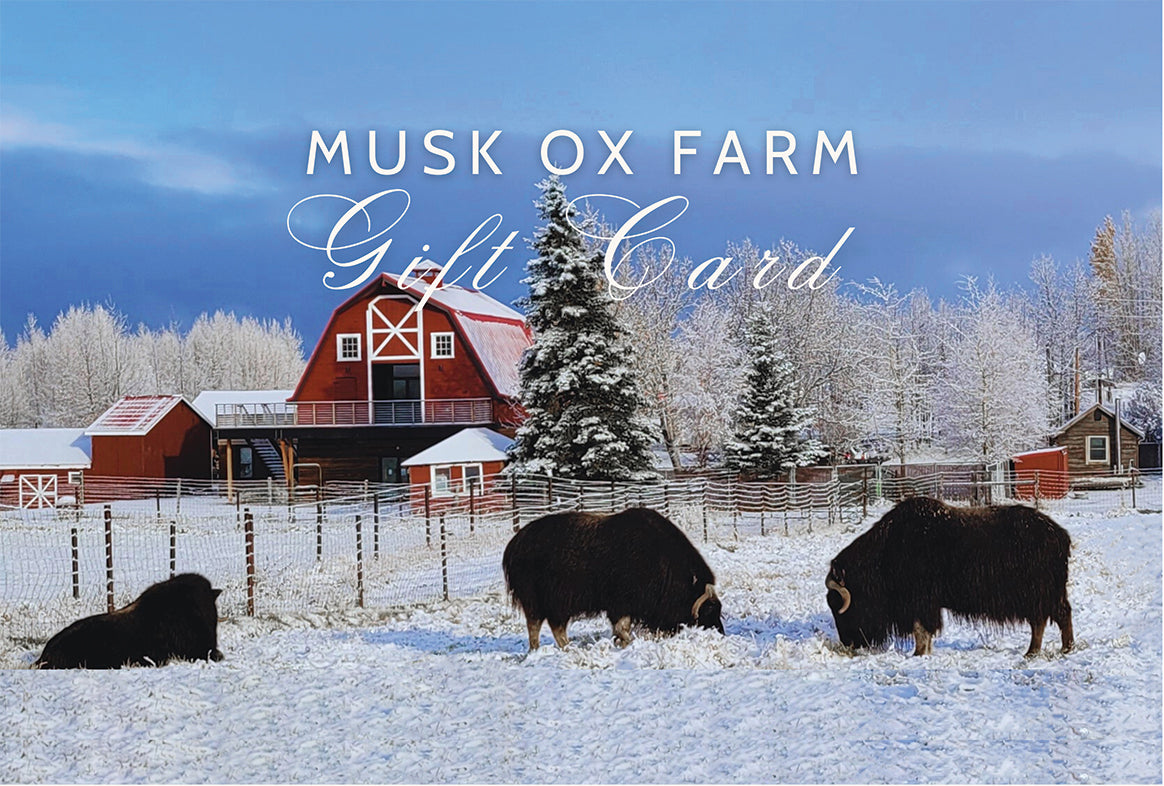 Oxgift Musk Ox Farm Gift Card – Musk Ox Farm Shop